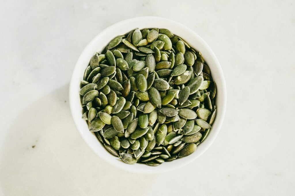 high-protein vegetarian foods pumpkin seeds